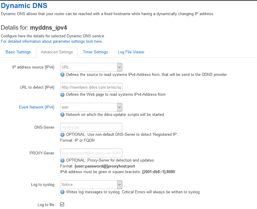 ddns openwrt 2